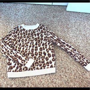 SOLD Leopard print sweater